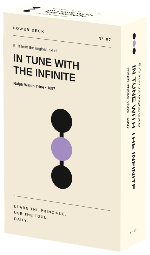 In Tune with the Infinite Power Deck box