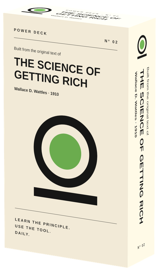 The Science of Getting Rich Power Deck box